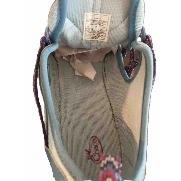 Chaco Outcross Evo Water Shoes Kids Junior Sz 6 Blue Hiking Performance Footwear - Picture 6 of 7